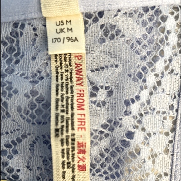 Free People Lacey Look Bandeau Bra in Bluemoon Quartz - Picture 7 of 7